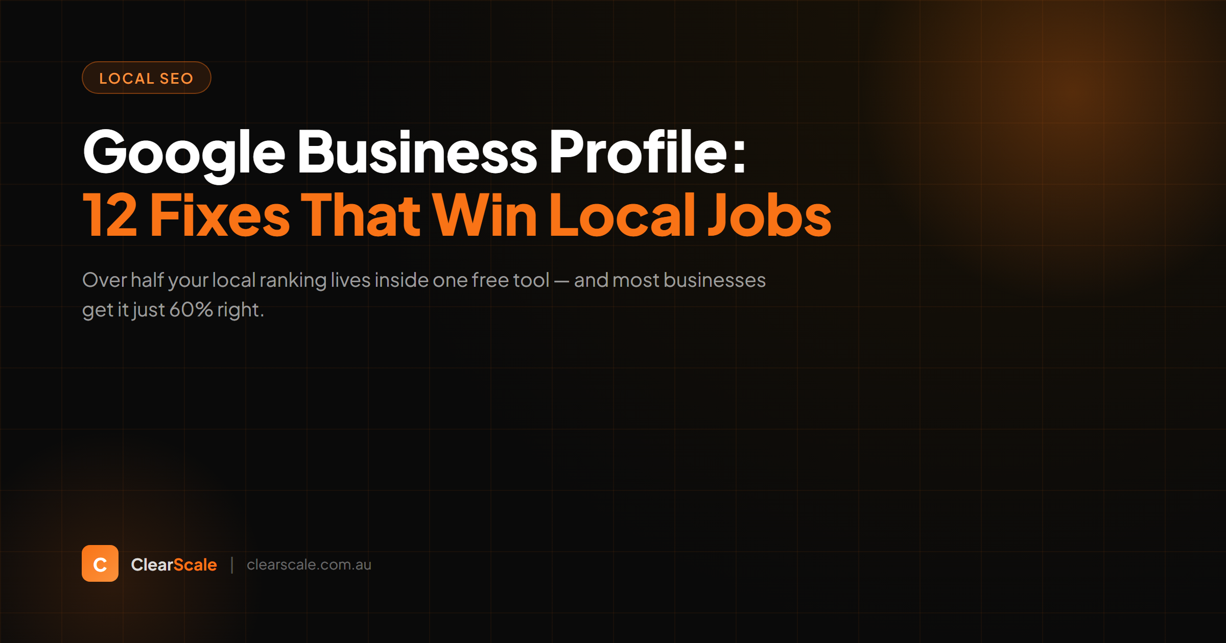An optimised Google Business Profile for a local trade business showing reviews, photos, and services
