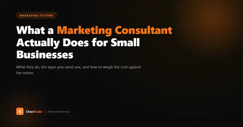 A marketing consultant reviewing a small business growth plan